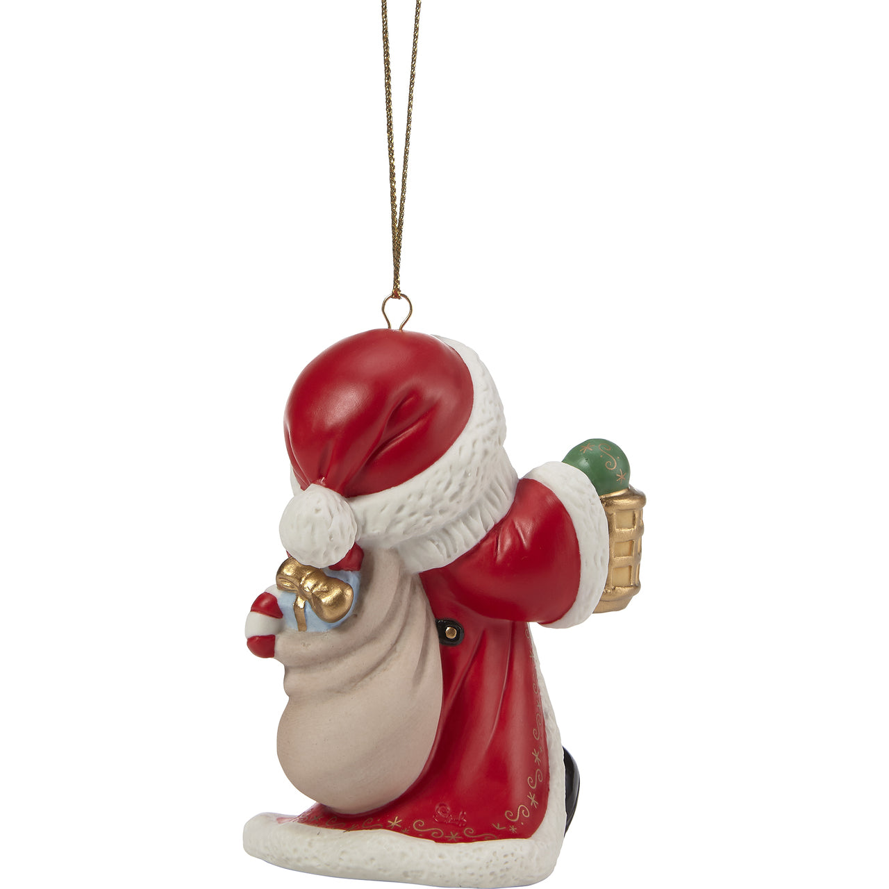 NO BOX - May Your Spirits Be Merry And Bright Annual Santa Ornament - Country N More Gifts