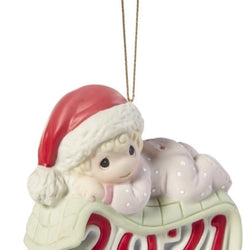 Baby's 1st Christmas 2021 Dated Girl Ornament  - Country N More Gifts