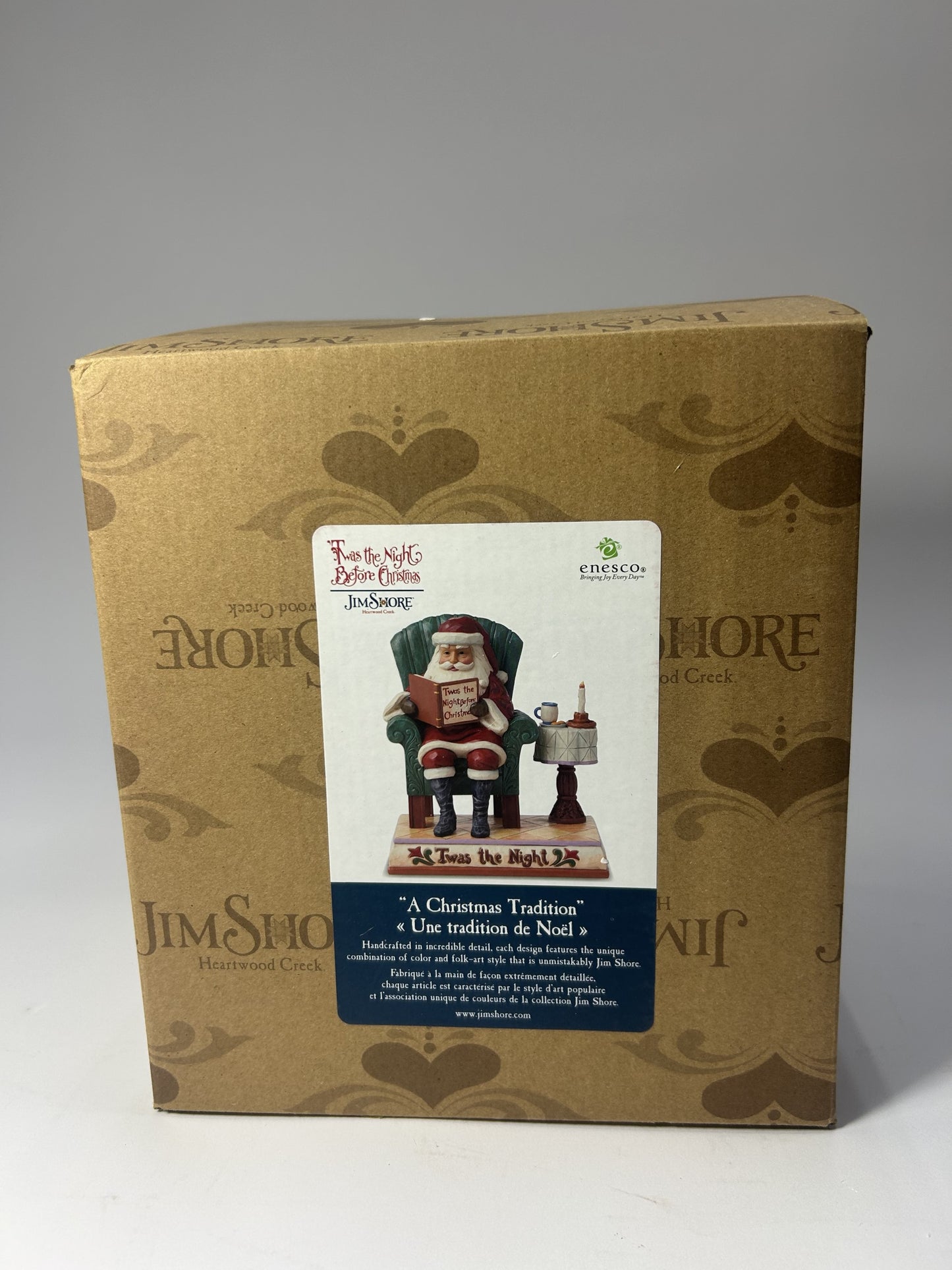BOX DAMAGE - A Christmas Tradition - Twas The Night Santa Reading - Country N More Gifts