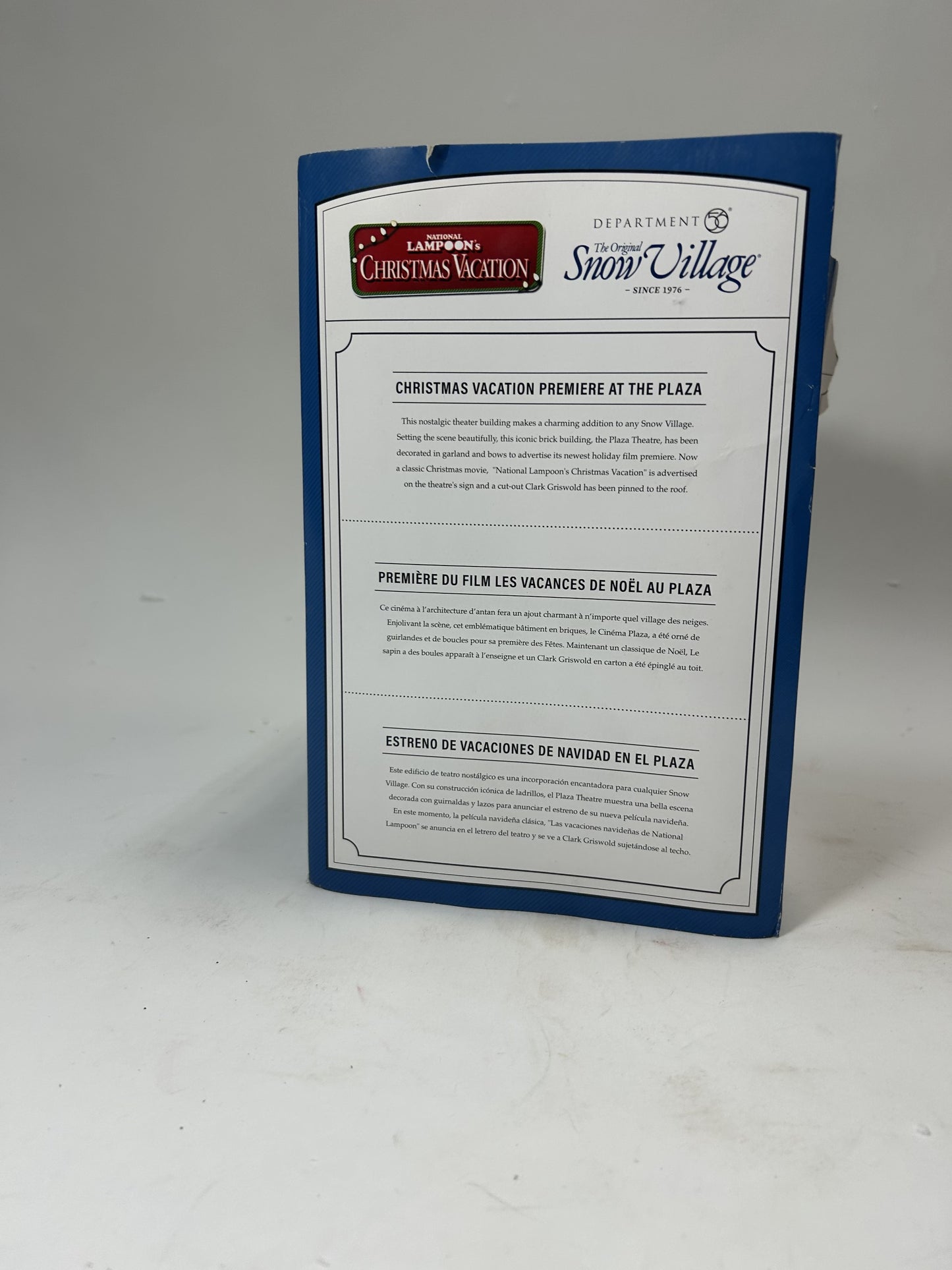 BOX DAMAGE - Premiere At The Plaza - Griswold National Lampoon - Country N More Gifts