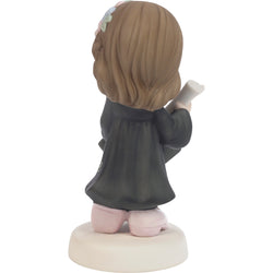The Future Belongs To You Brunette with Black Gown Figurine - Country N More Gifts
