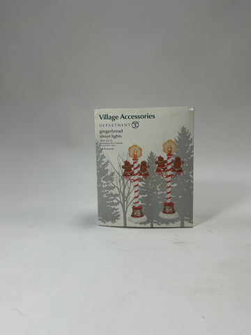 BOX DAMAGE - Gingerbread Street Lights - Country N More Gifts