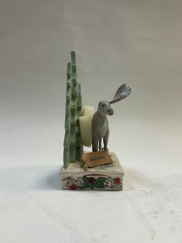 DAMAGED - Frozen Forest - Woodland Moose with Layered Tree - Country N More Gifts