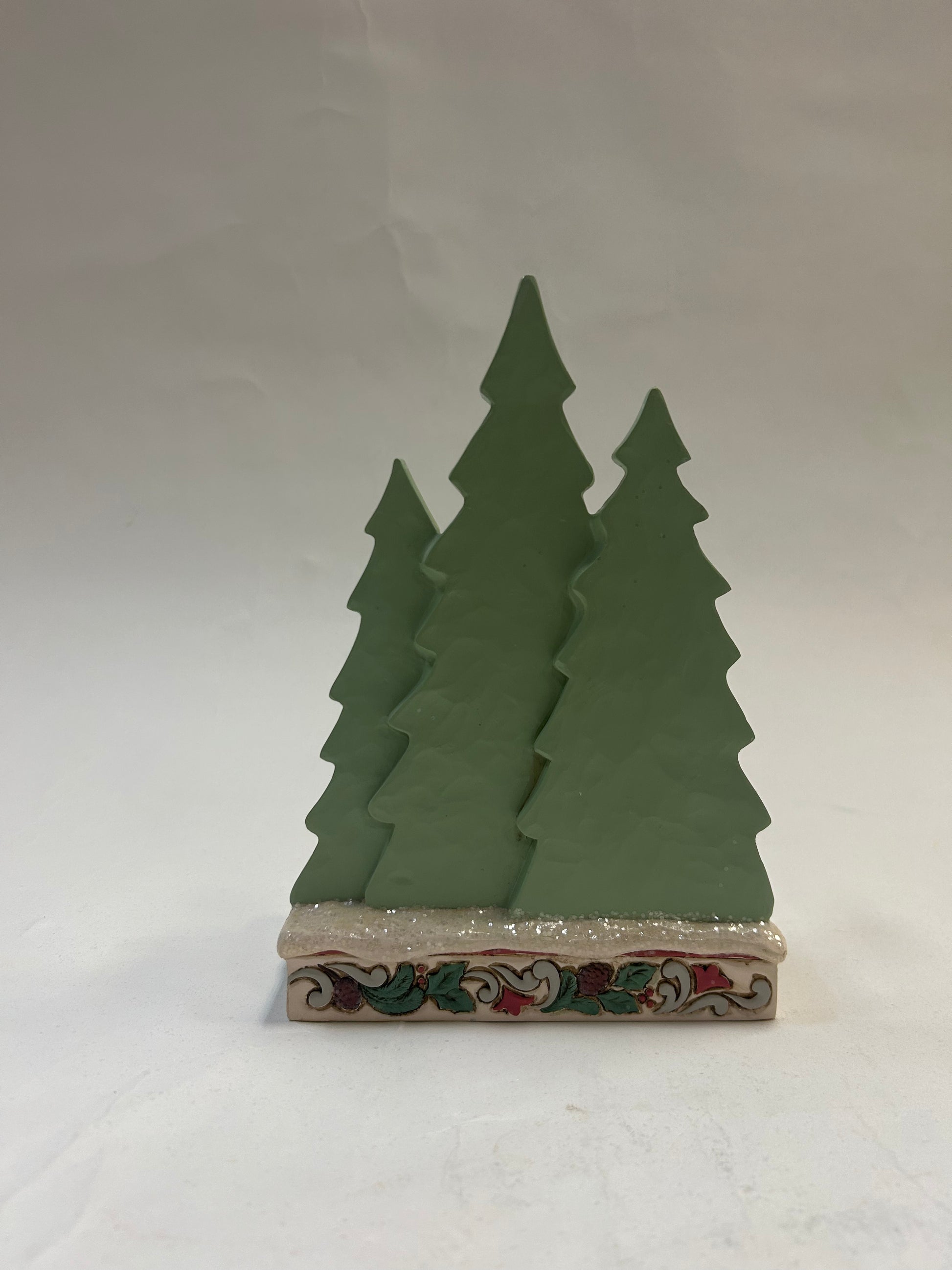 DAMAGED - Frozen Forest - Woodland Moose with Layered Tree - Country N More Gifts