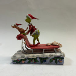 CLEARANCE - Grinch and Max on Sled