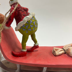 CLEARANCE - Grinch and Max on Sled