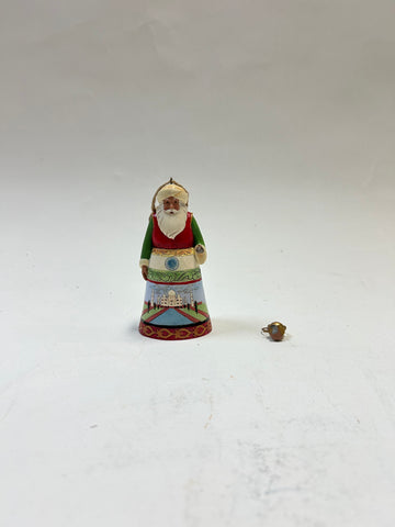 DAMAGED - Santa Around World India Ornament - Country N More Gifts