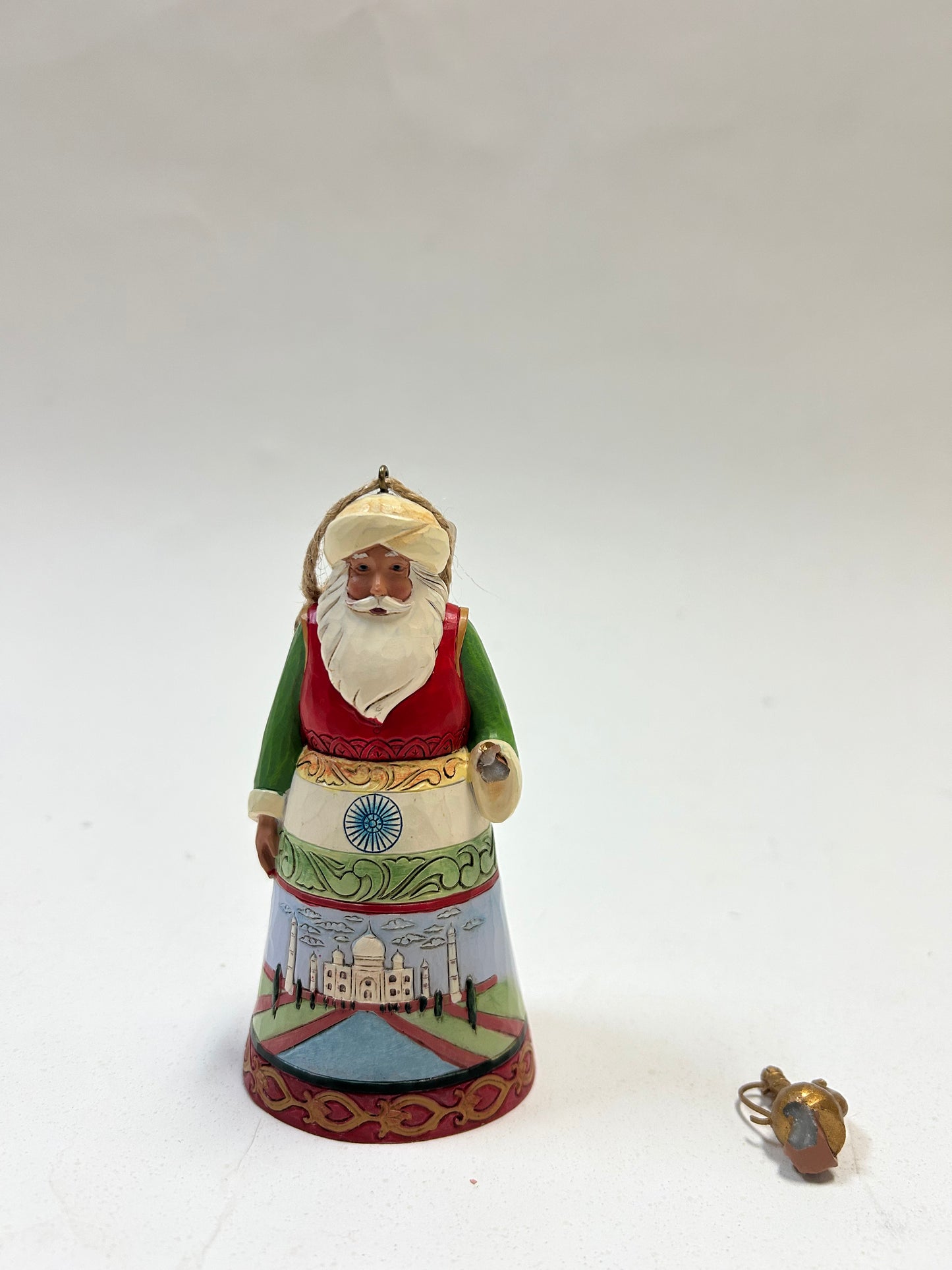 DAMAGED - Santa Around World India Ornament - Country N More Gifts