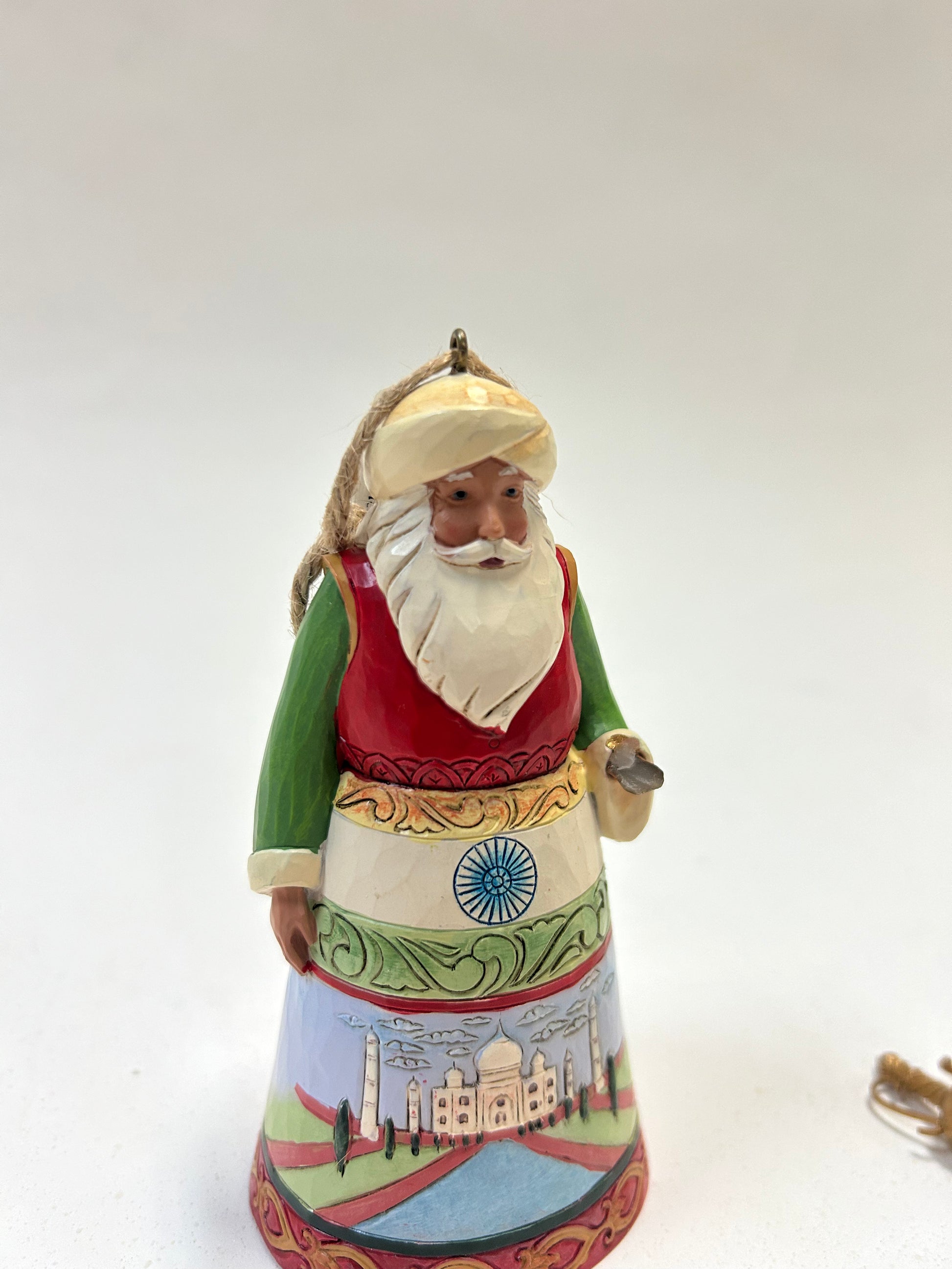 DAMAGED - Santa Around World India Ornament - Country N More Gifts