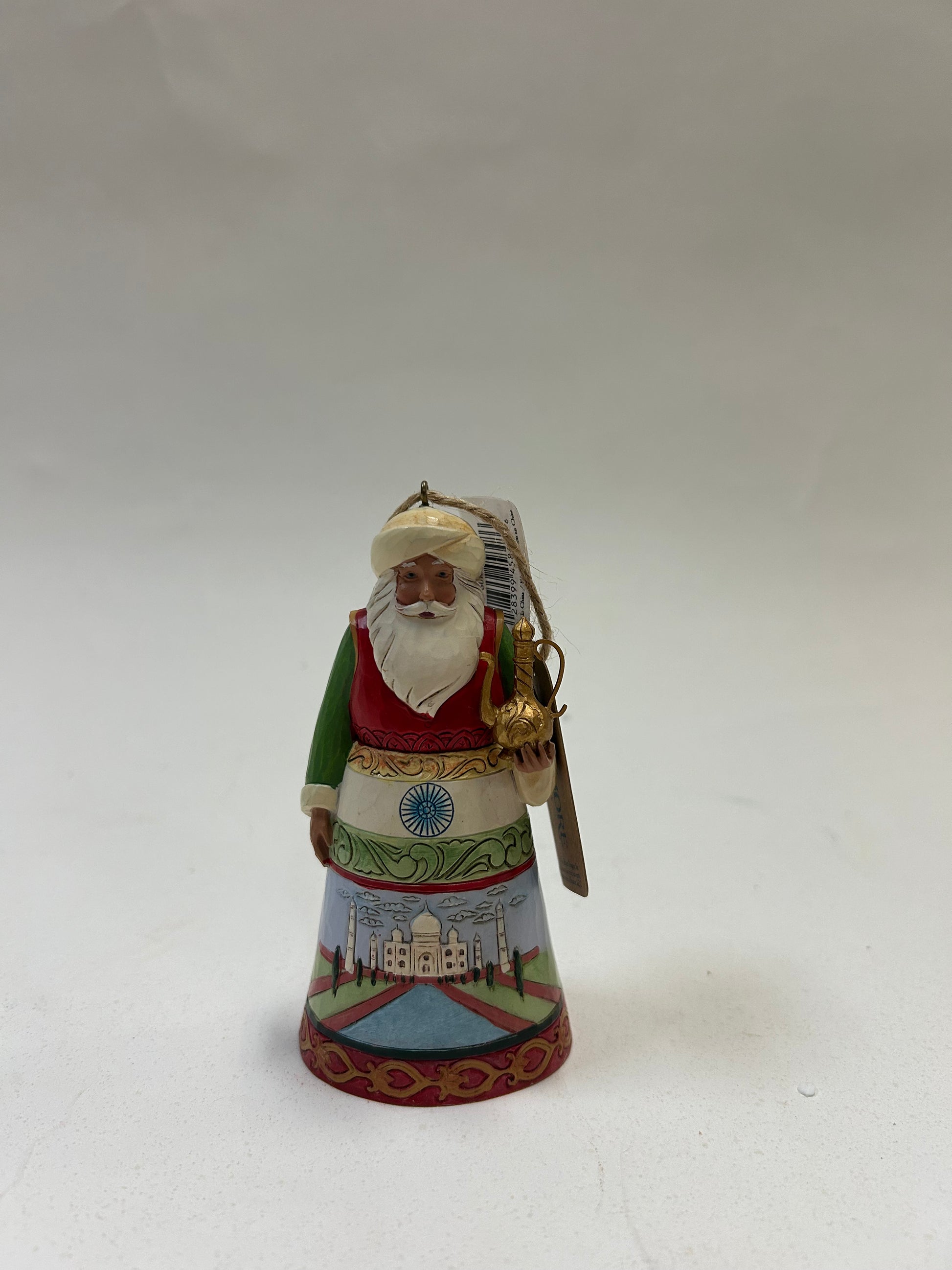 DAMAGED - Santa Around World India Ornament - Country N More Gifts