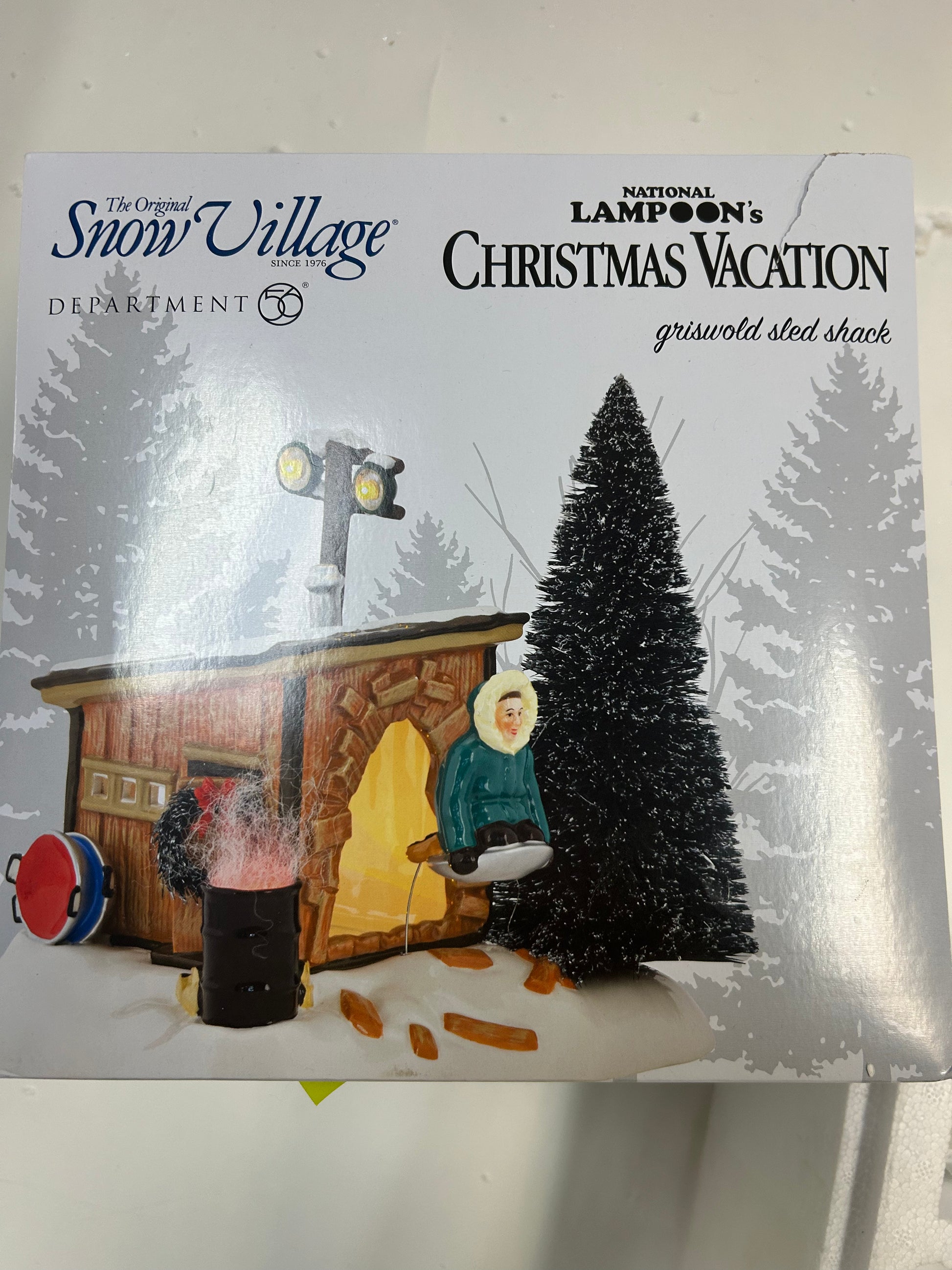 DAMAGED - Griswold Sled Shack - Country N More Gifts