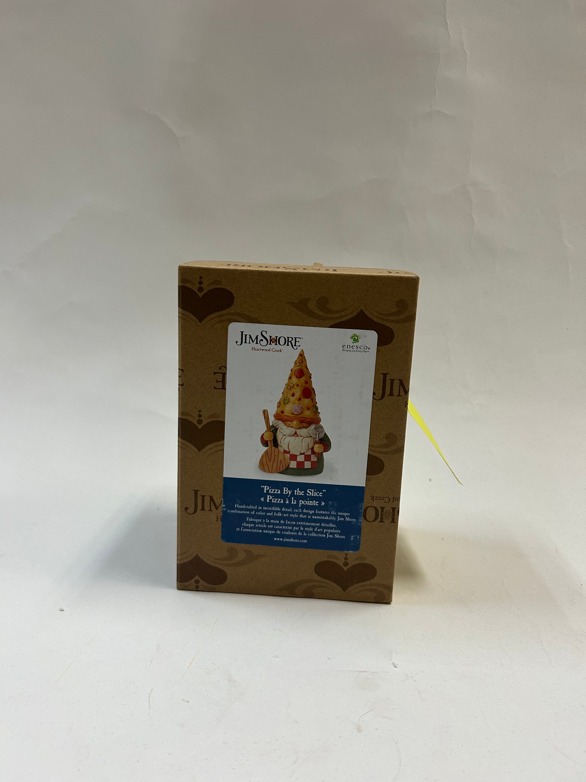 DAMAGED - Pizza By the Slice - Pizza Hat Gnome Figurine - Country N More Gifts