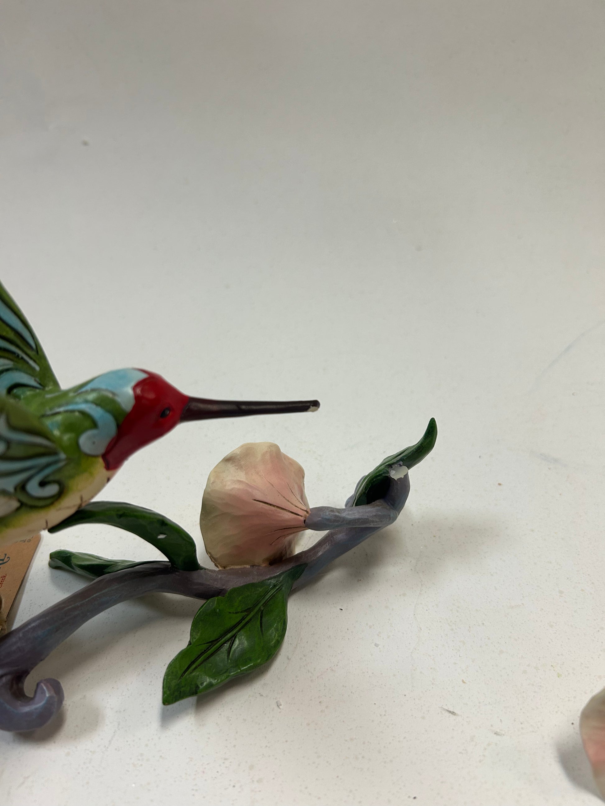 DAMAGED - Blossoms and Beauty - Hummingbird with Flower - Country N More Gifts