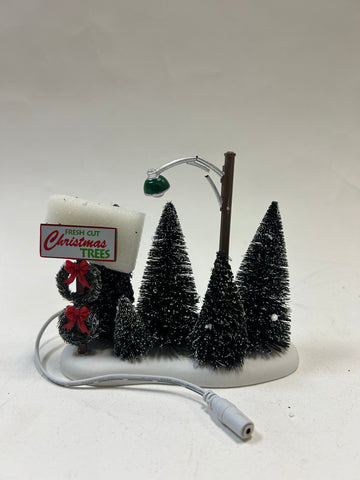 DAMAGED - Lit Christmas Tree Lot - Country N More Gifts