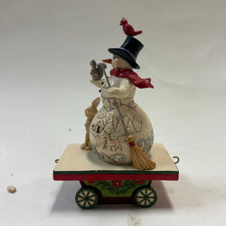 CLEARANCE - Next Stop, Winter! - Snowman on Train Car - Country N More Gifts