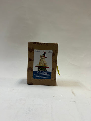 DAMAGED - Next Stop, Winter! - Snowman on Train Car - Country N More Gifts