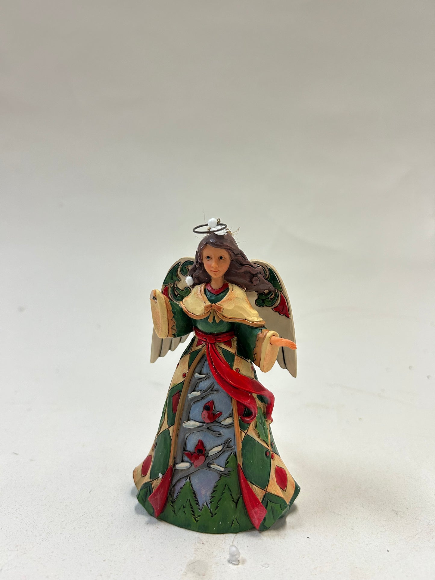 DAMAGED - Angel Nativity Scene Coat Ornament - Country N More Gifts
