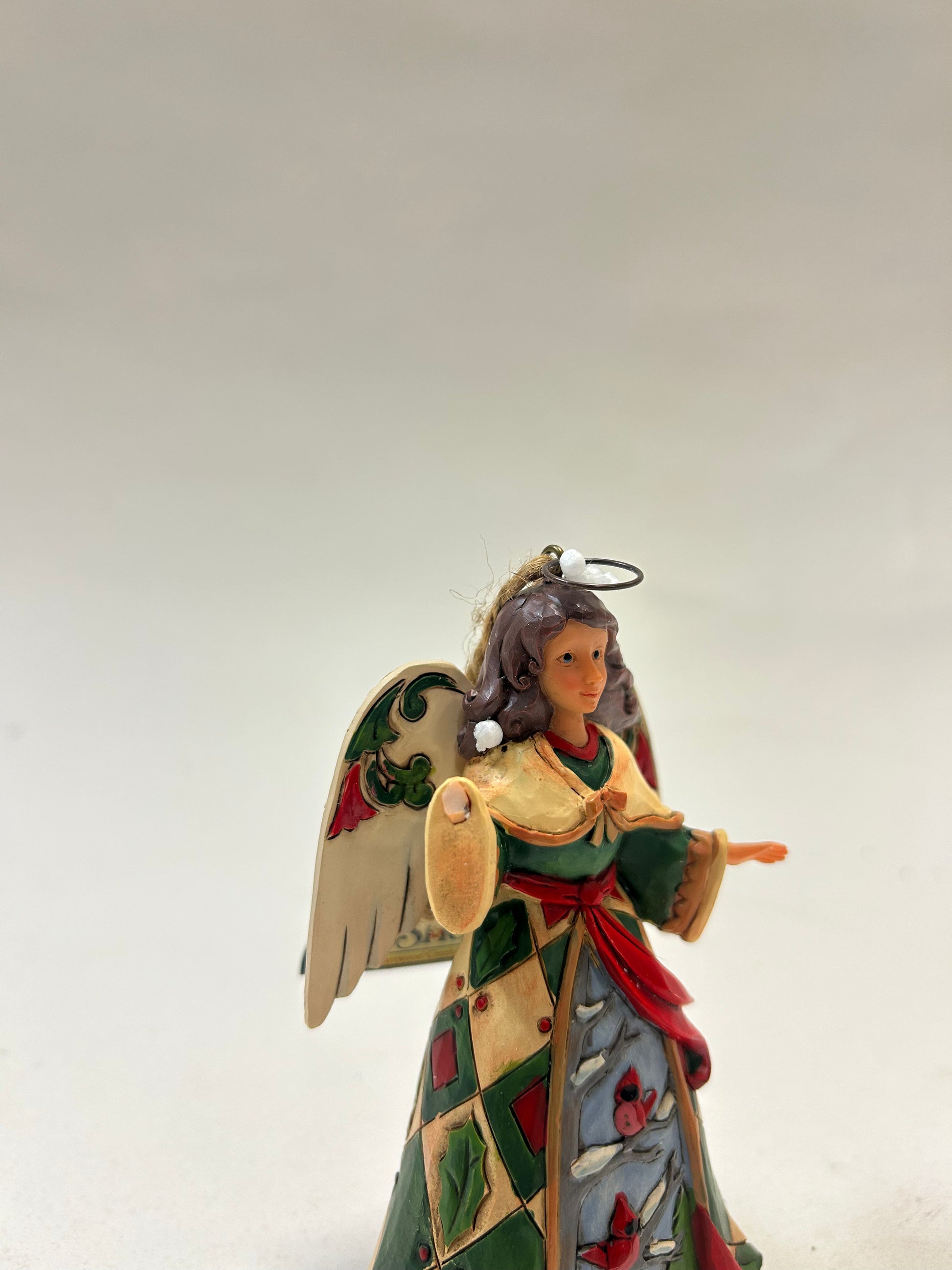 DAMAGED - Angel Nativity Scene Coat Ornament - Country N More Gifts