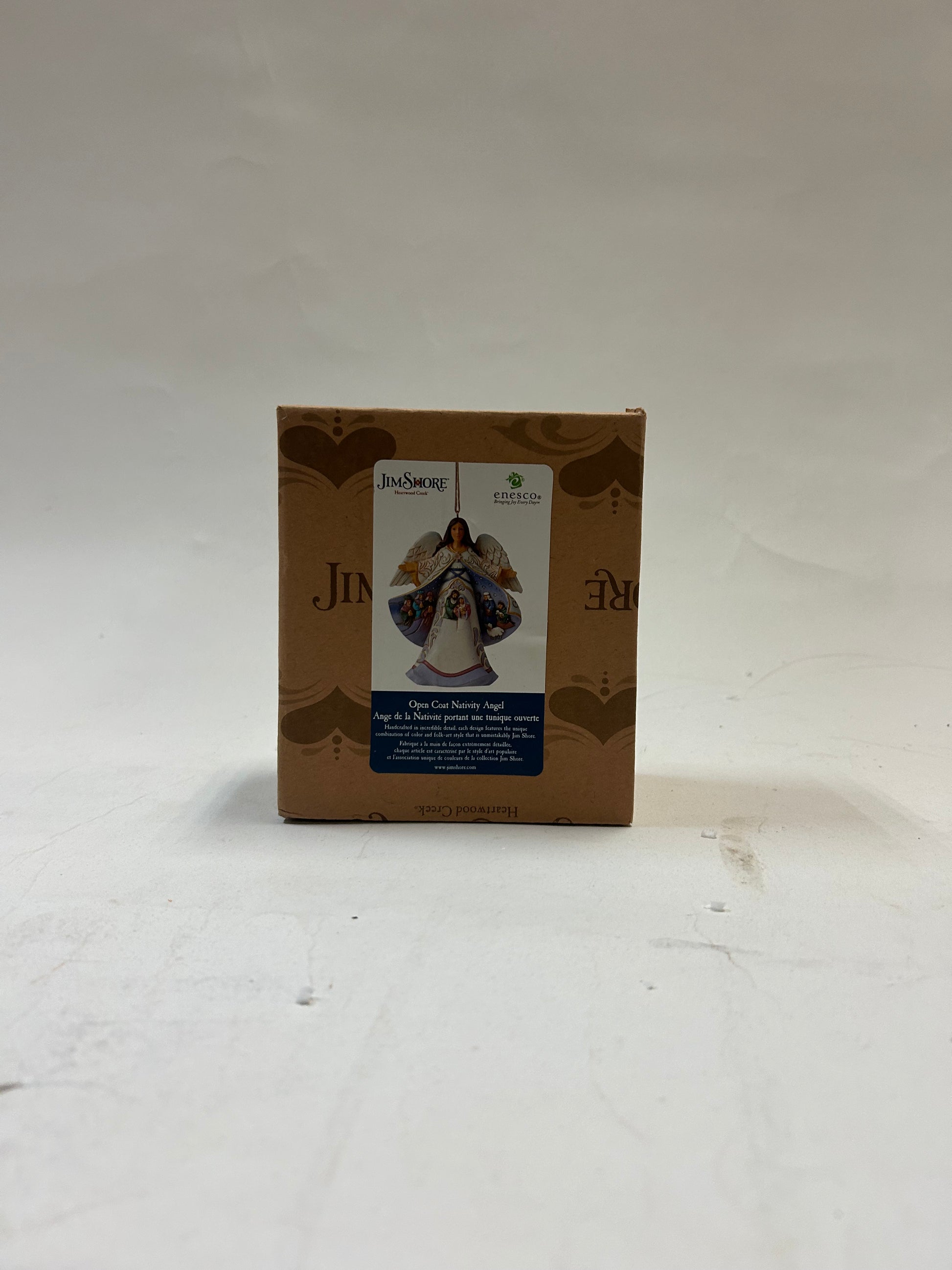 DAMAGED - Angel Nativity Scene Coat Ornament - Country N More Gifts