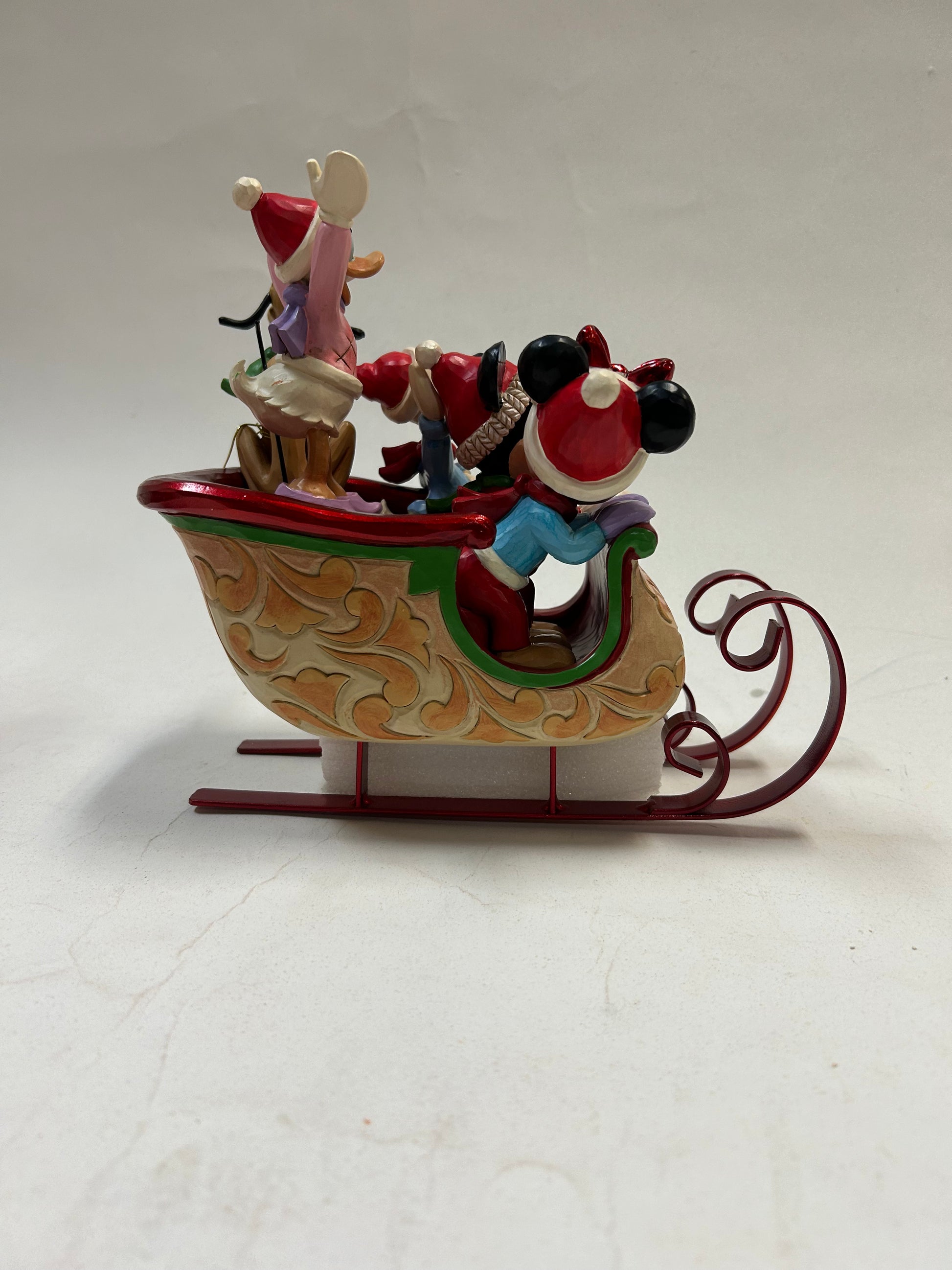 DAMAGED - Mickey and Friends Sleigh - Country N More Gifts