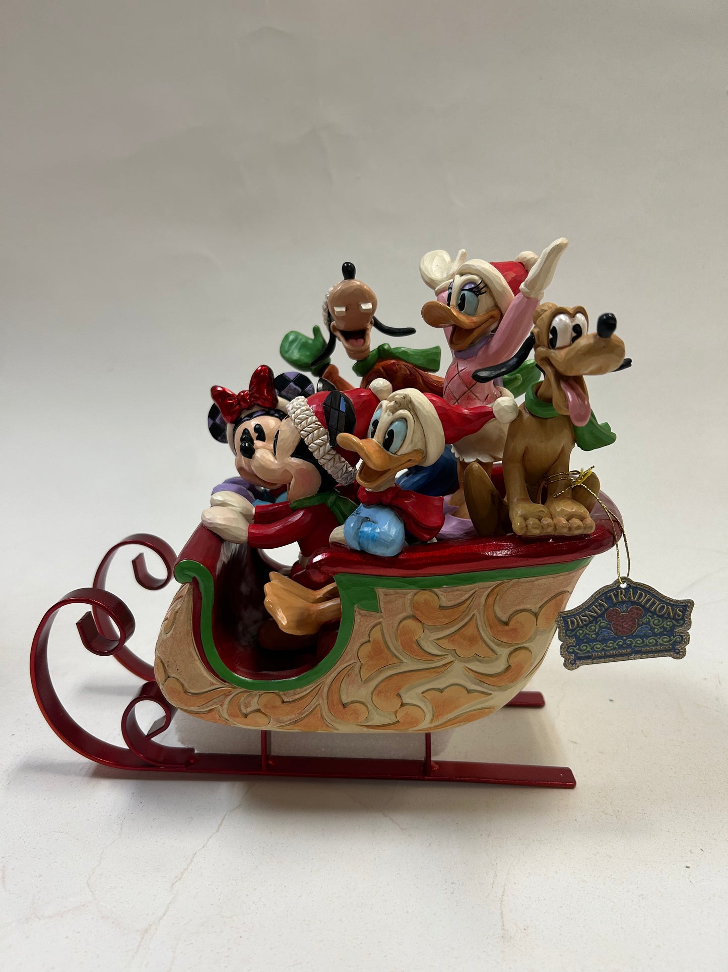 DAMAGED - Mickey and Friends Sleigh - Country N More Gifts