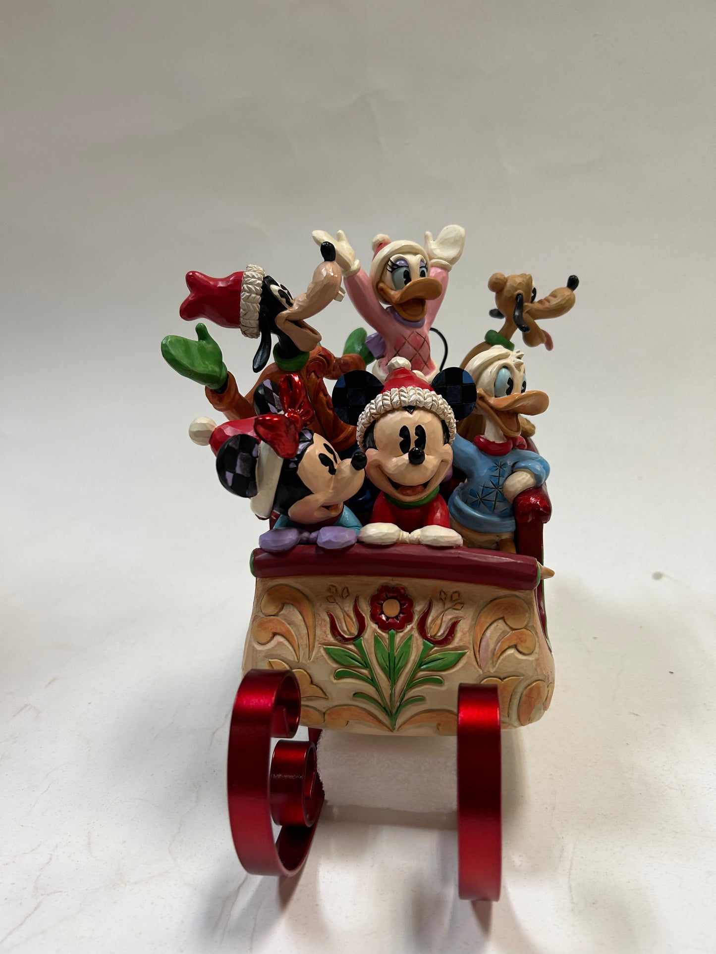 DAMAGED - Mickey and Friends Sleigh - Country N More Gifts