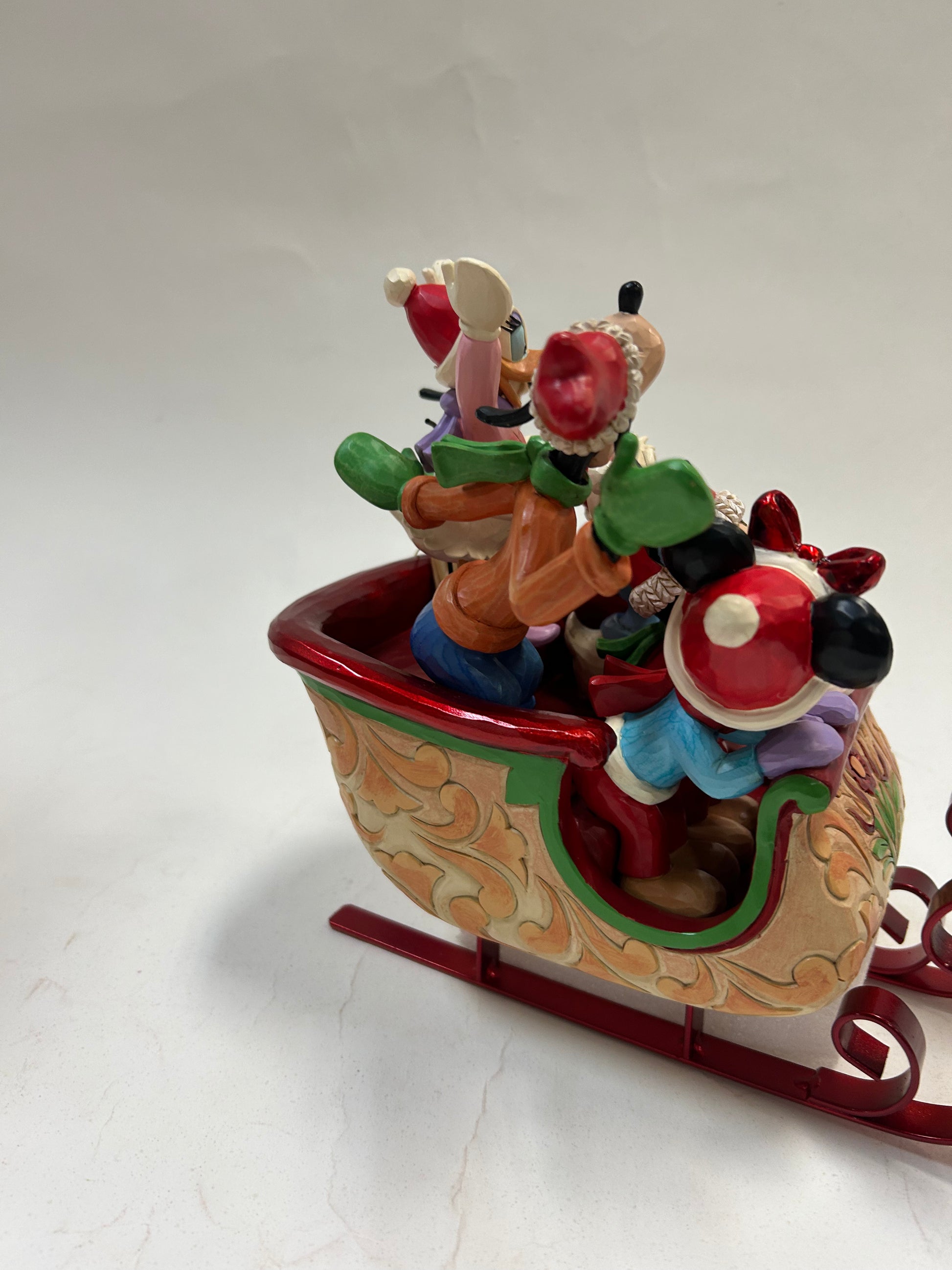 DAMAGED - Mickey and Friends Sleigh - Country N More Gifts