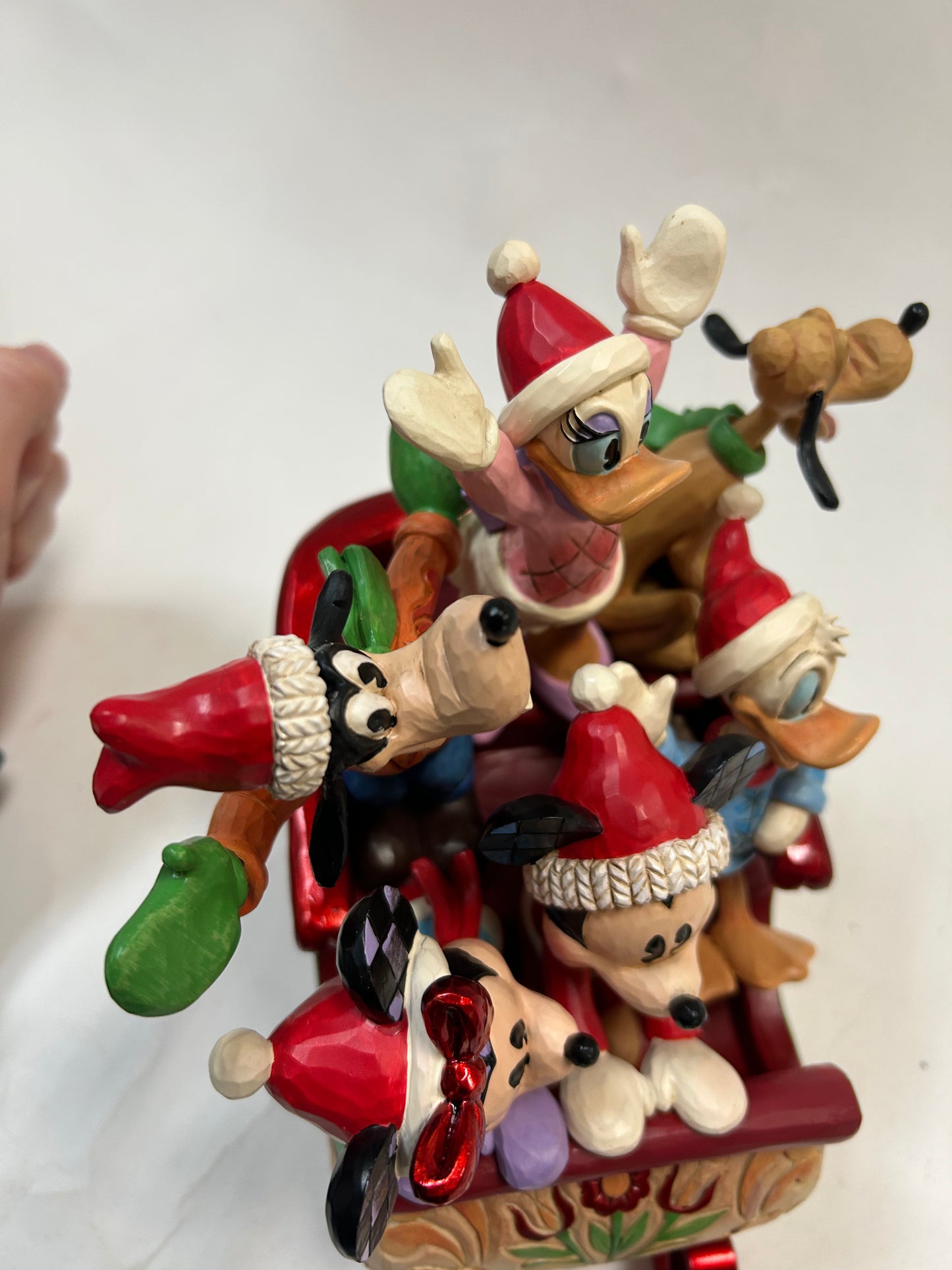 DAMAGED - Mickey and Friends Sleigh - Country N More Gifts