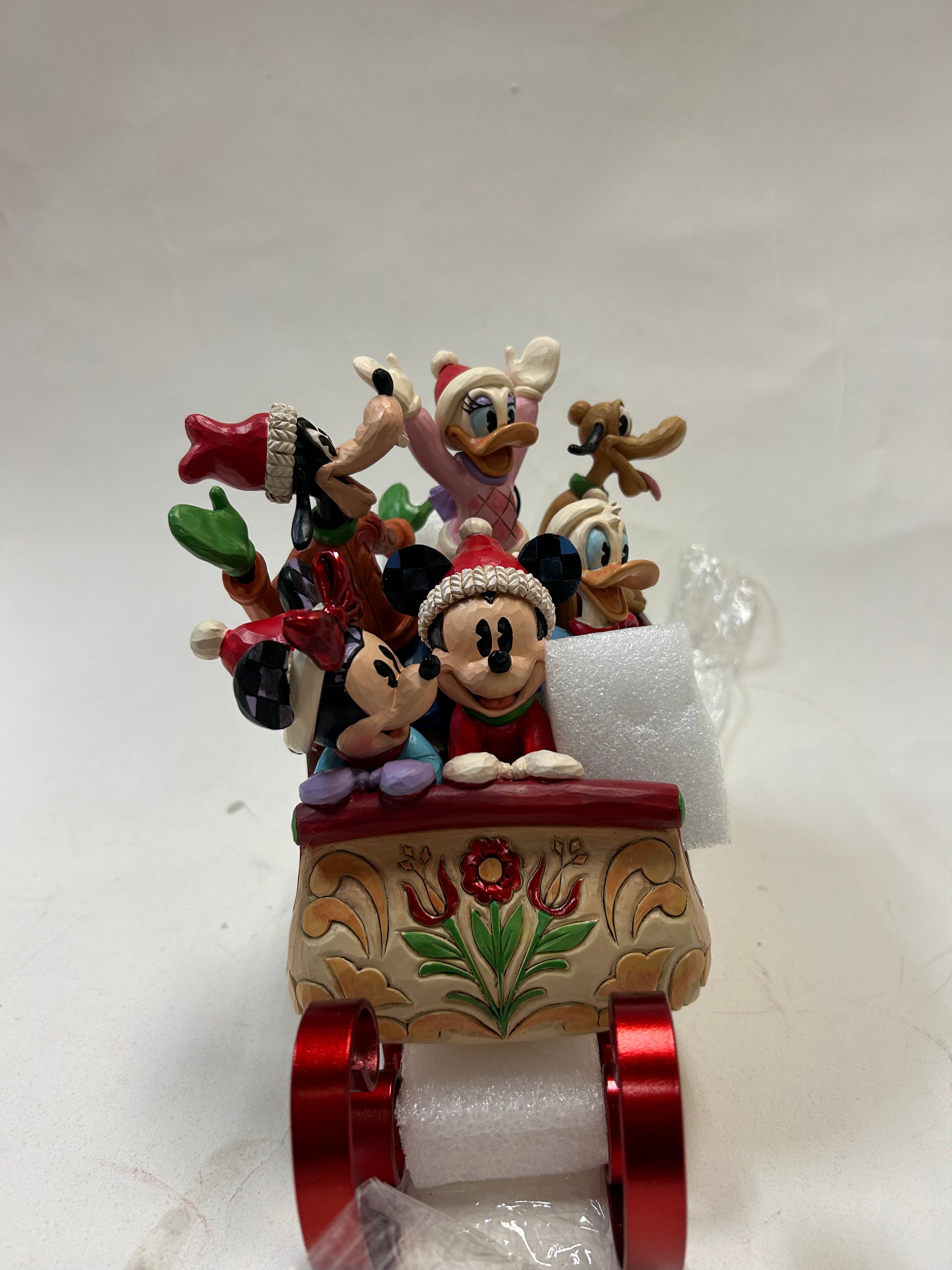DAMAGED - Mickey and Friends Sleigh - Country N More Gifts
