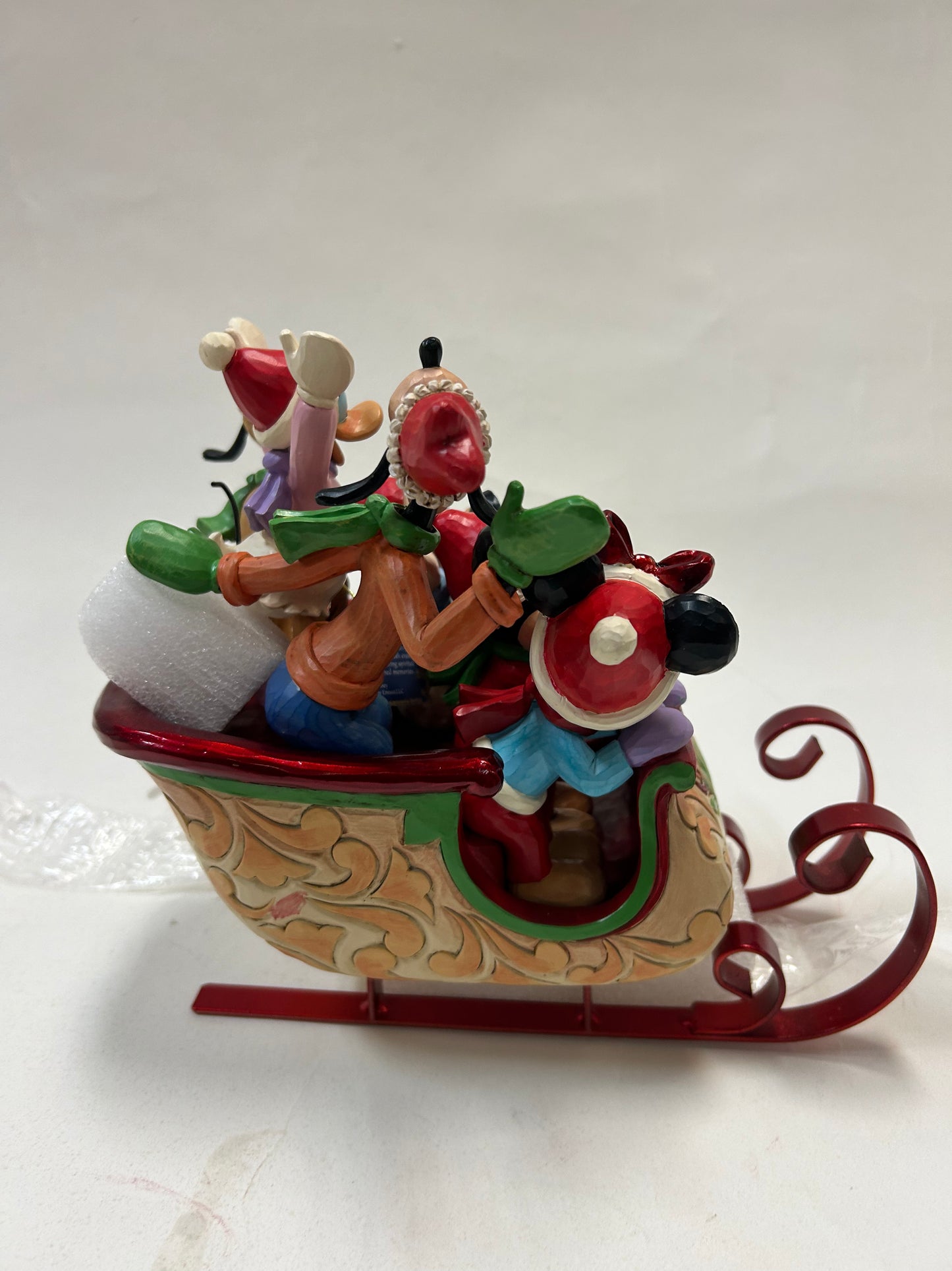DAMAGED - Mickey and Friends Sleigh - Country N More Gifts