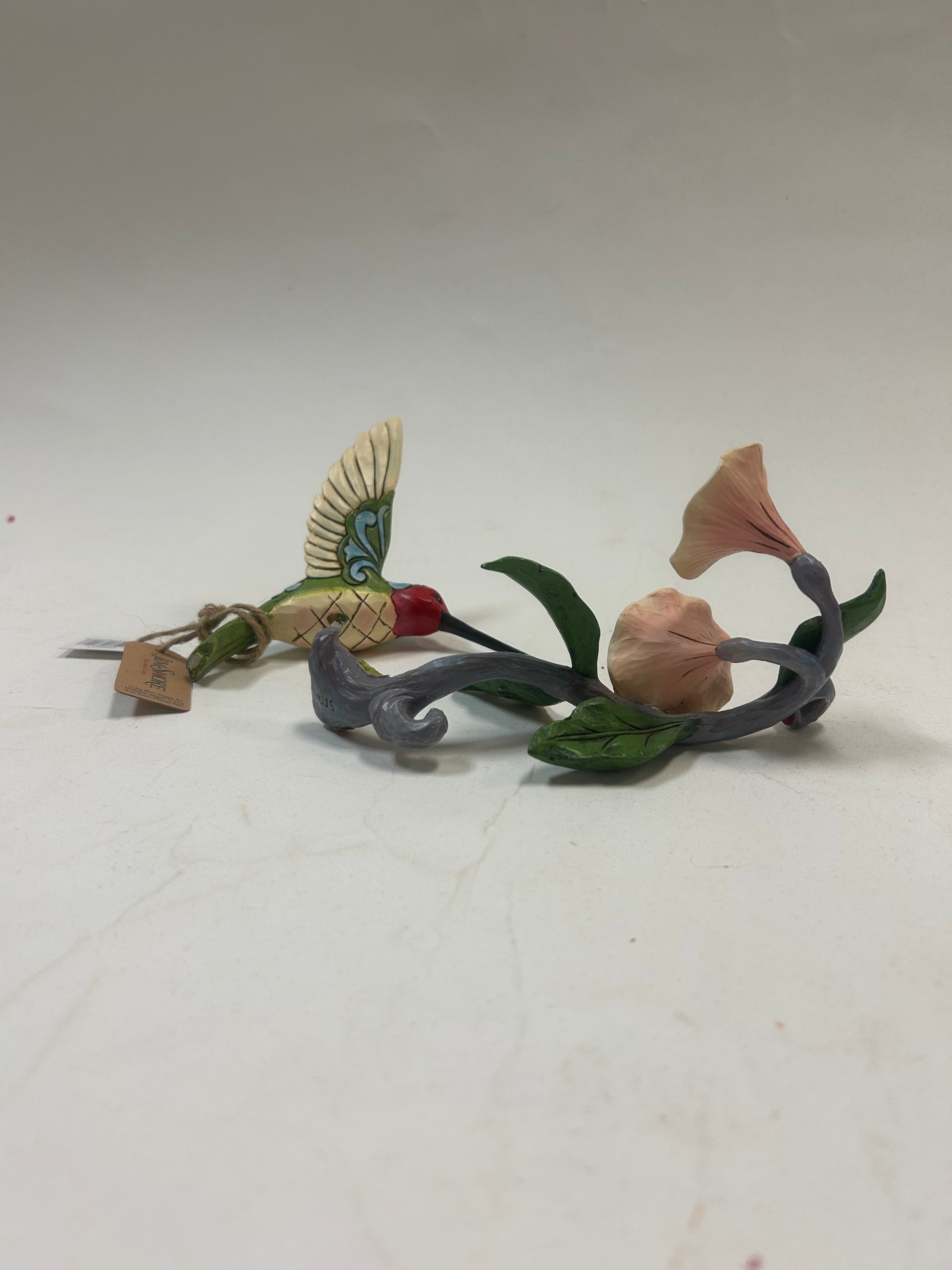 DAMAGED - Blossoms and Beauty - Hummingbird with Flower - Country N More Gifts