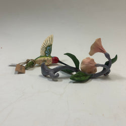 CLEARANCE - Blossoms and Beauty - Hummingbird with Flower