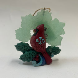 CLEARANCE - Wonderland Cardinal Snowflake Ornament