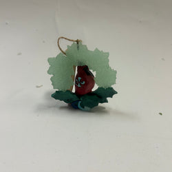 CLEARANCE - Wonderland Cardinal Snowflake Ornament