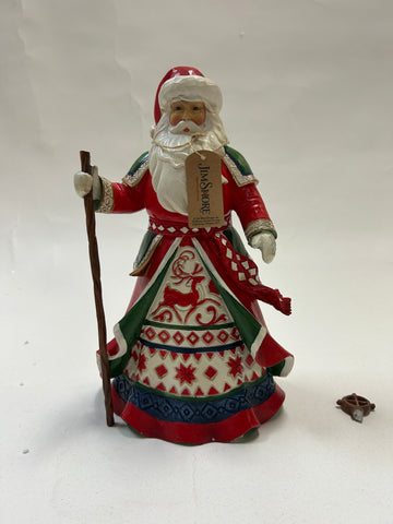 DAMAGED - Christmas Legends - 2023 Lapland Santa with Staff - Country N More Gifts