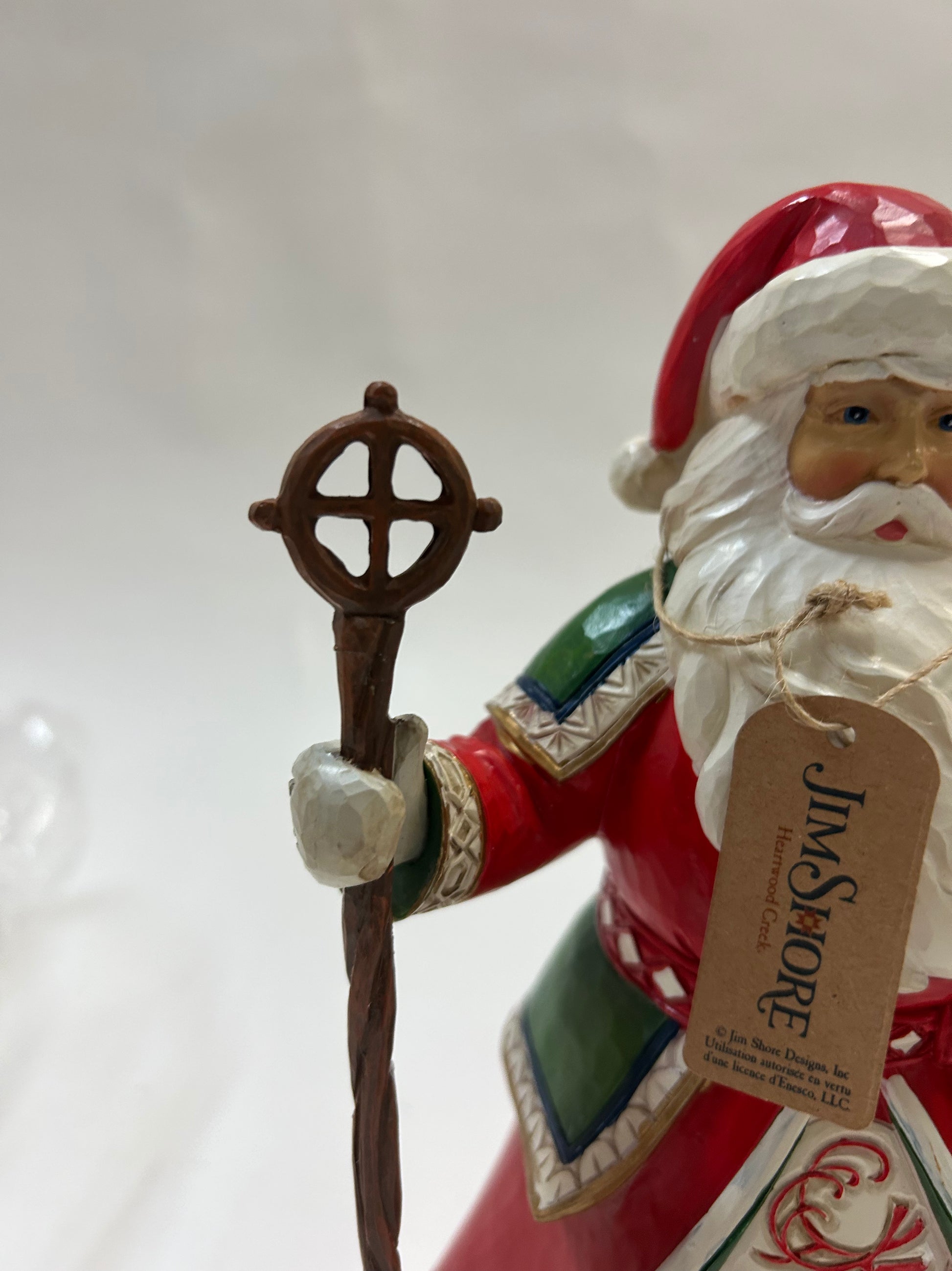 DAMAGED - Christmas Legends - 2023 Lapland Santa with Staff - Country N More Gifts