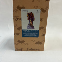 CLEARANCE - He Is The Light Of The World - Nativity Angel Holding Lantern - Country N More Gifts