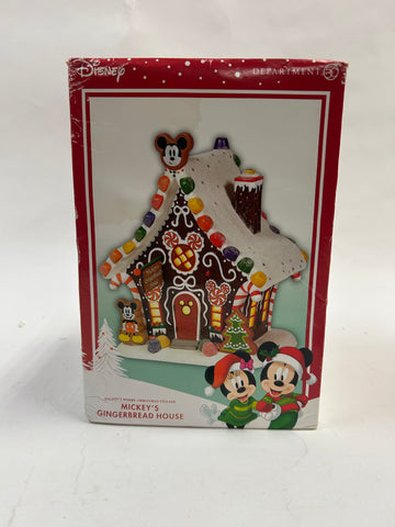 BOX DAMAGE - Mickey's Gingerbread House - Country N More Gifts