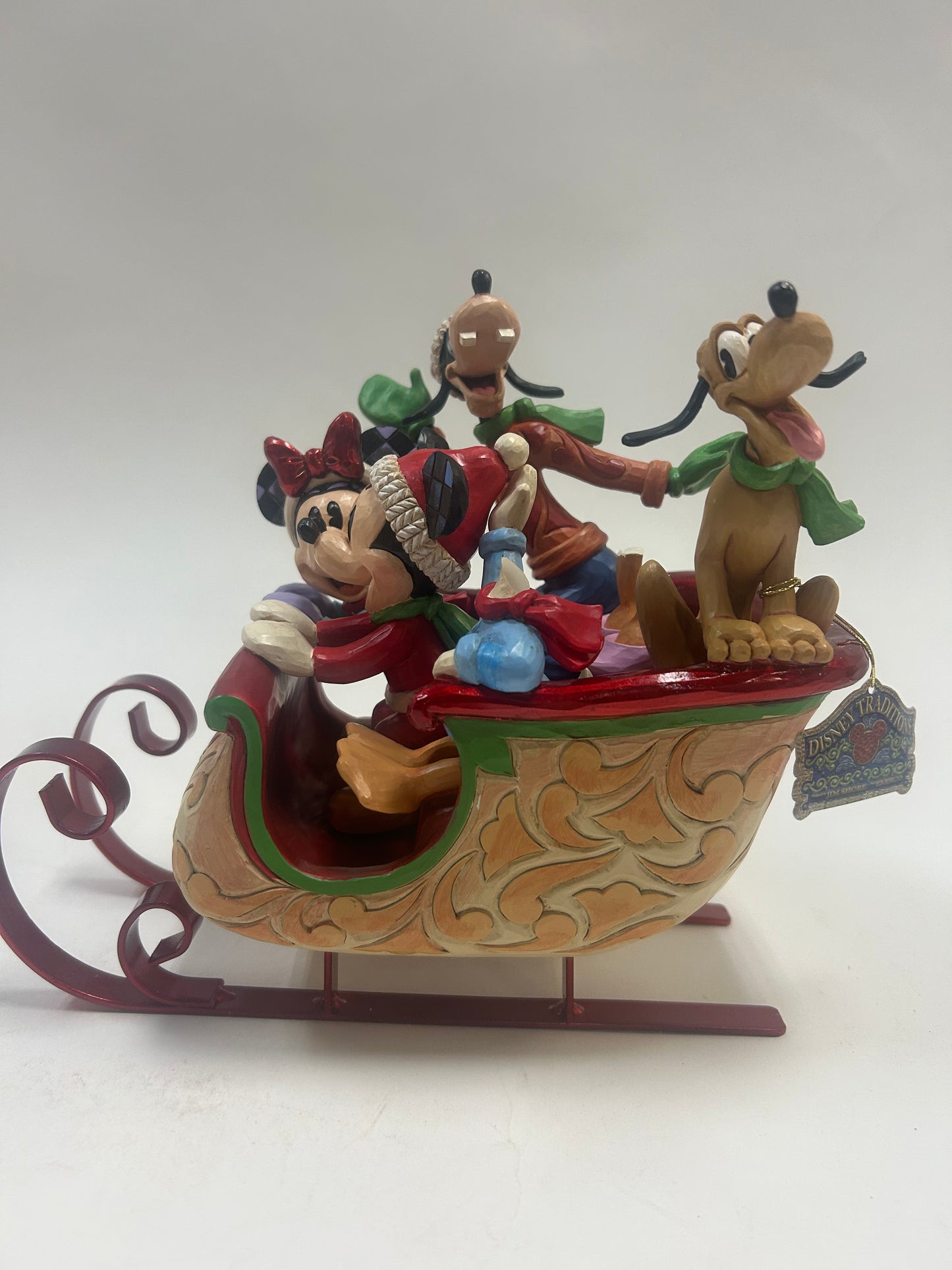 DAMAGED - Mickey and Friends Sleigh - Country N More Gifts