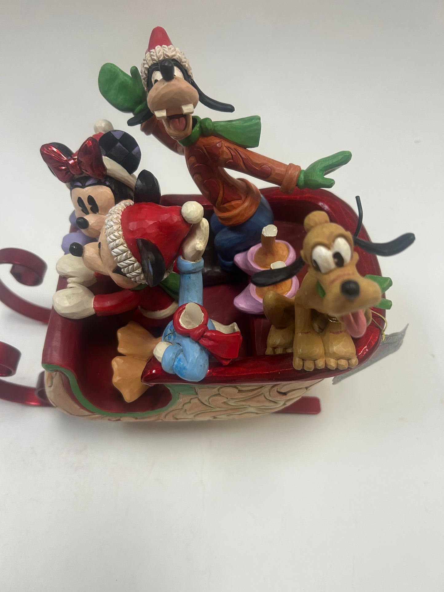 DAMAGED - Mickey and Friends Sleigh - Country N More Gifts