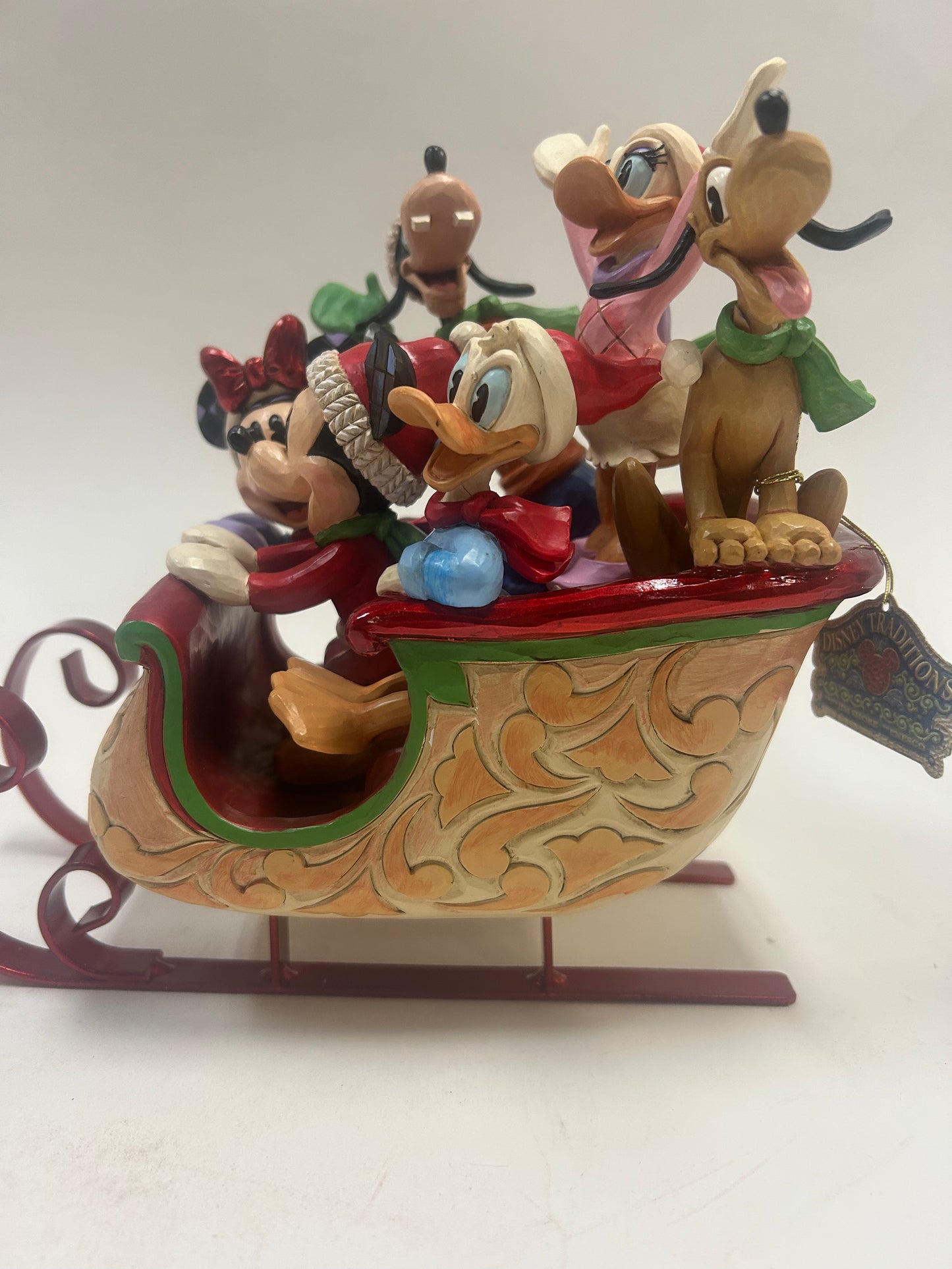 DAMAGED - Mickey and Friends Sleigh - Country N More Gifts