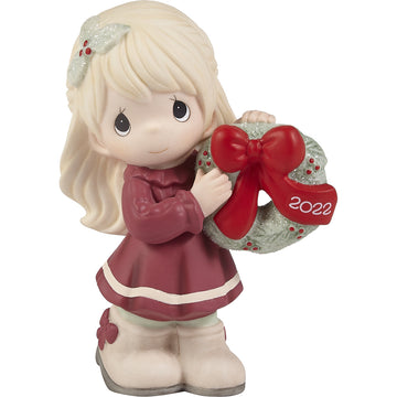 May Your Christmas Wishes Come True 2022 Dated Figurine - BOX DAMAGE  - Country N More Gifts