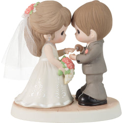 With This Ring, I Thee Wed Brunette Figurine - Country N More Gifts