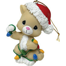Tangled In Christmas Fun - Cat Ornament
