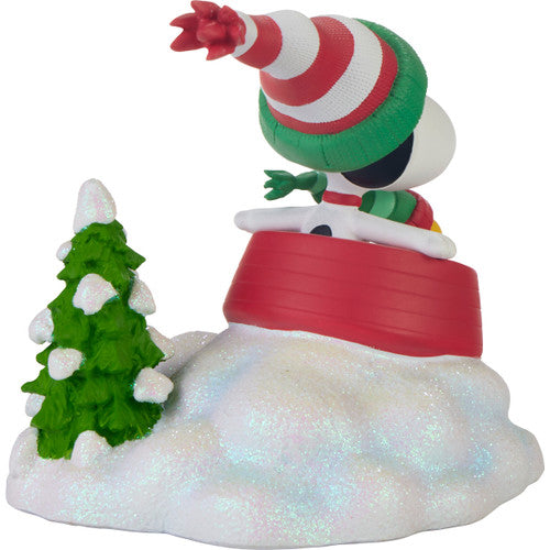 Peanuts Dashing Through The Snow Figurine  - Country N More Gifts