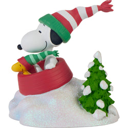 Peanuts Dashing Through The Snow Figurine  - Country N More Gifts