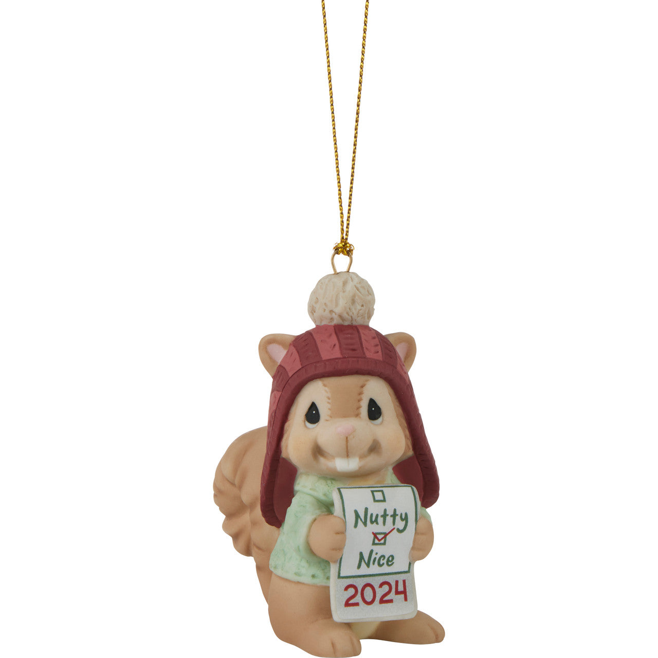 Have You Been Nutty Or Nice? 2024 Dated Animal Ornament  - Country N More Gifts