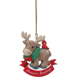 Season’s Greetings Flat Ornament  - Country N More Gifts