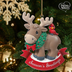 Season’s Greetings Flat Ornament  - Country N More Gifts