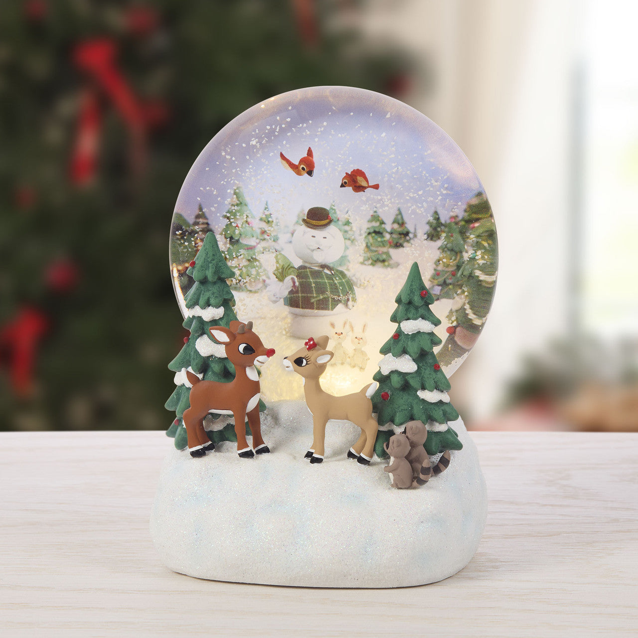 I'm Fawn'd Of You Rudolph the Red-Nosed Reindeer Musical Snow Globe - Country N More Gifts
